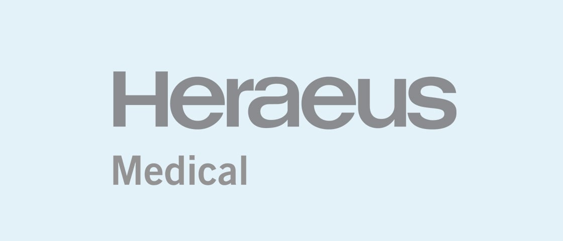 Logo of Heraeus Medical, supplier of bone cements and customer in this KOCH packaging reference