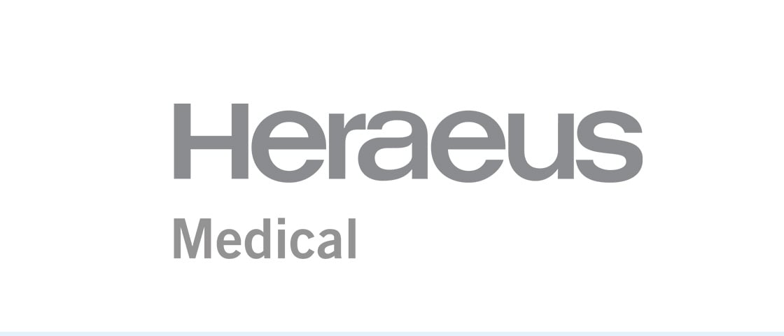 Logo of Heraeus Medical, supplier of bone cements and customer in this KOCH packaging reference