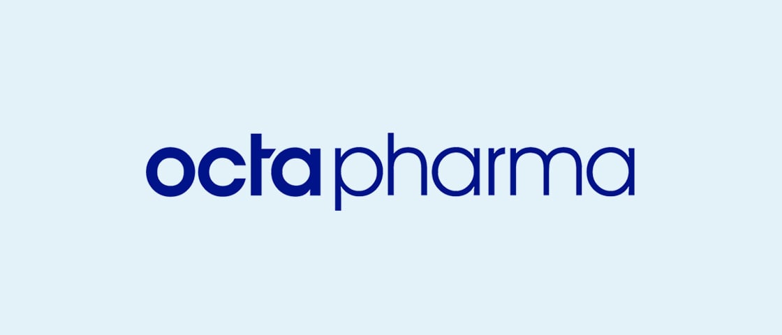 Logo of Octapharma, a healthcare company and customer in this KOCH packaging reference