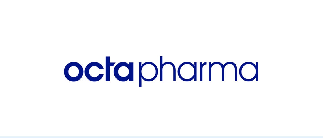 Octapharma company logo in the KOCH customer reference overview – Multi-format syringe packaging solution