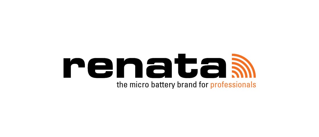 Renata logo with the claim the micro battery brand for professionals, customer in this KOCH reference