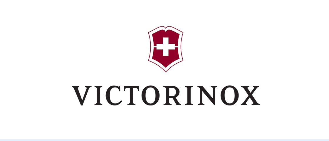 Victorinox logo with red shield emblem and white cross, customer in this KOCH packaging reference