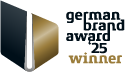 German Brand Award logo in the awards and memberships section on the KOCH homepage