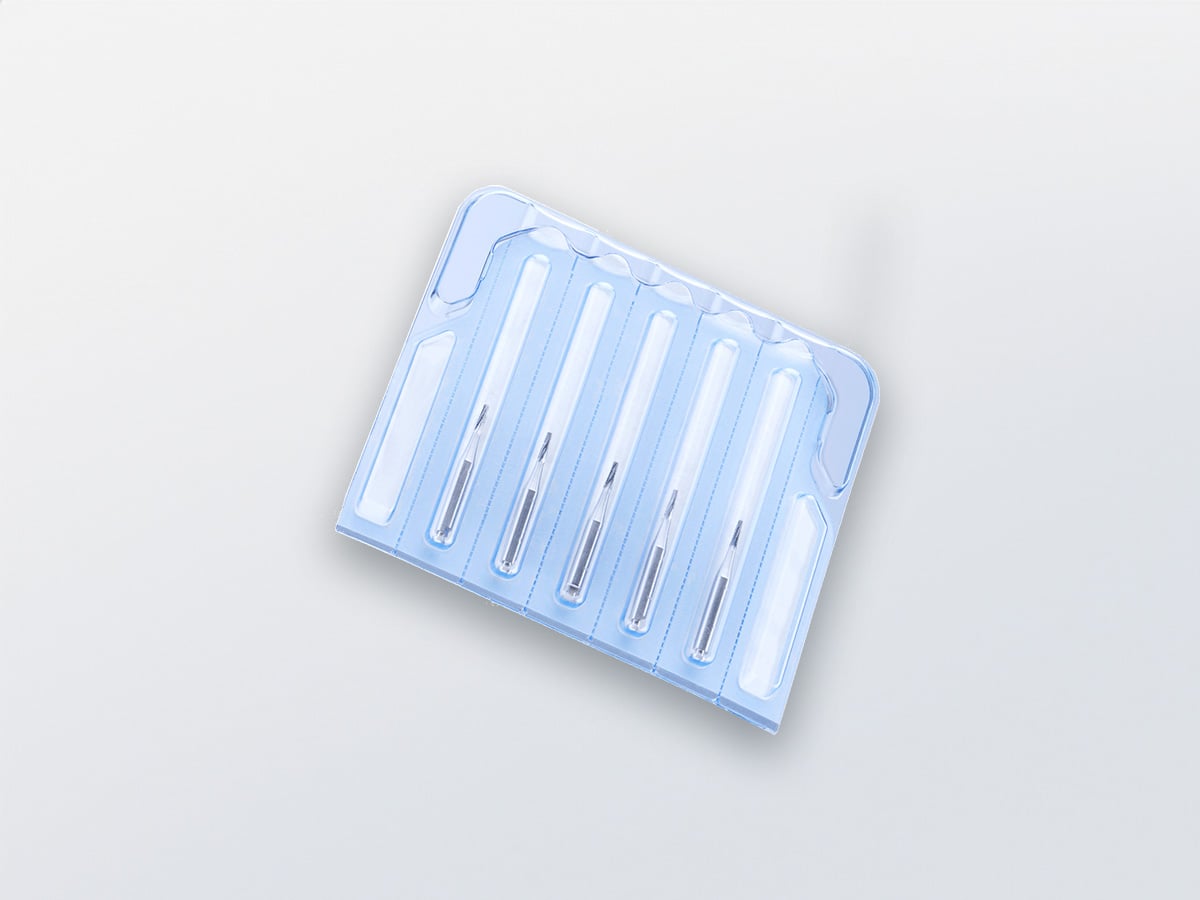 Product tile for dental medicine packaging – Implants, prosthetics, endodontics, and aligners