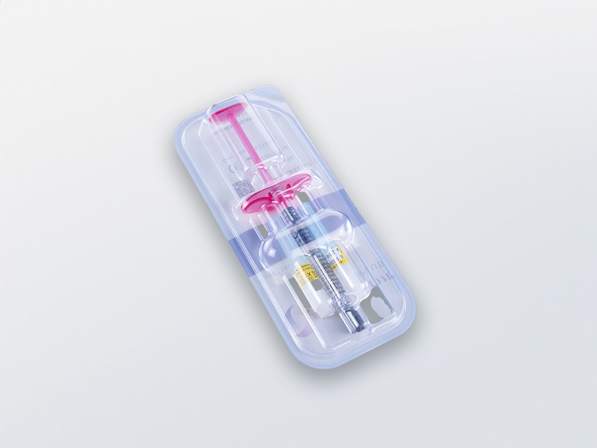 Product tile for medical aesthetics packaging – Dermal fillers, neurotoxin, energy-based treatments